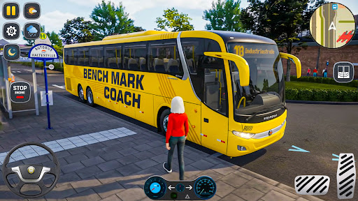 US Bus Game Sim Coach Driving ekran görüntüsü