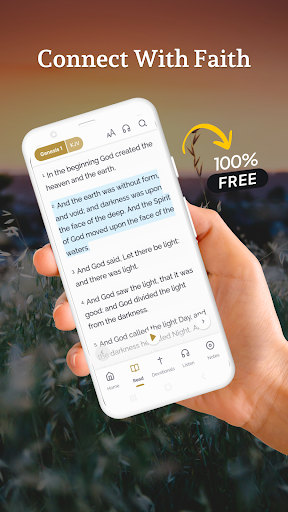 Holy Bible Launcher: KJV+Audio ekran görüntüsü