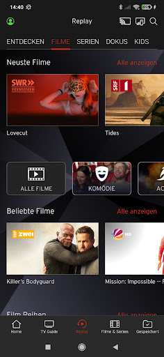 Sunrise TV ekran görüntüsü