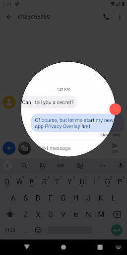 Privacy Overlay ekran görüntüsü
