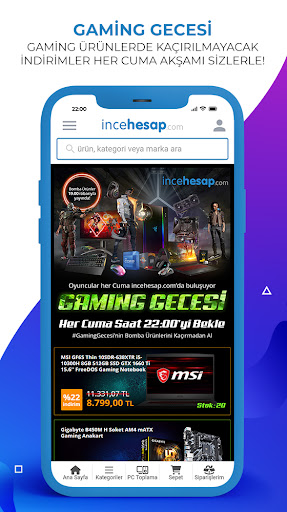 incehesap | Online Alışveriş ekran görüntüsü