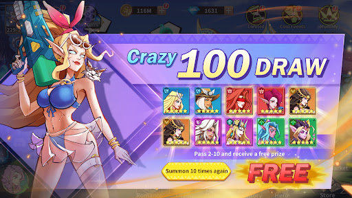 Magic Hero - Mighty 100 summon ekran görüntüsü