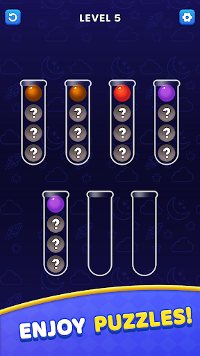 Ball Sort Puzzle Deluxe ekran görüntüsü