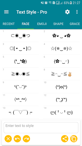 Text Style, Text Art - Fancy S ekran görüntüsü