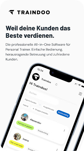 TRAINDOO Coach ekran görüntüsü