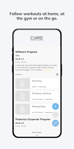 Core Blend Training ekran görüntüsü
