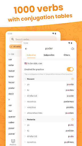 ConjuGato: Learn Spanish Verbs ekran görüntüsü