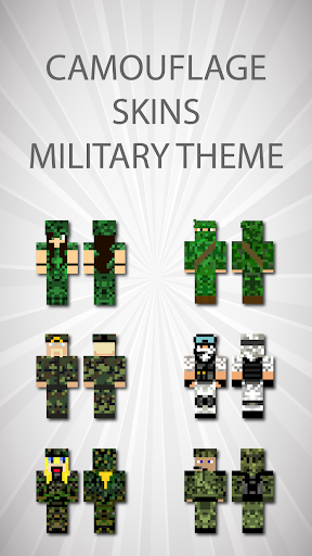 Camouflage Skins for Minecraft ekran görüntüsü