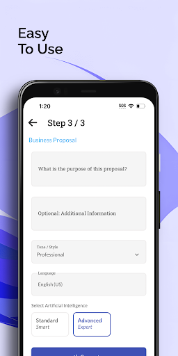 AI Proposal Generator & Writer ekran görüntüsü