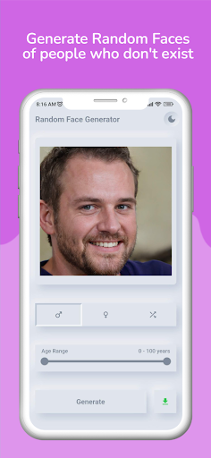 Random Face Generator ekran görüntüsü