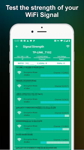 WiFi Signal Strength Meter Pro ekran görüntüsü