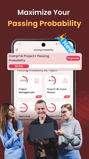 CompTIA Project+ Practice Test ekran görüntüsü