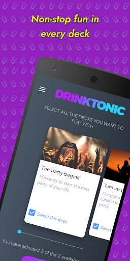 Drinktonic (drinking game) ekran görüntüsü