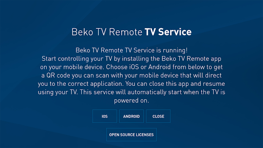 Beko TV Remote - TV Service ekran görüntüsü