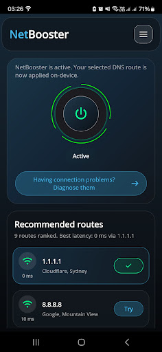 Net Booster - Optimize Ping ekran görüntüsü