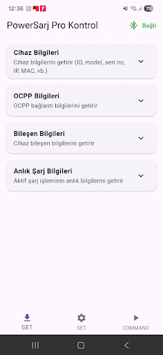 Powerşarj Configuration ekran görüntüsü