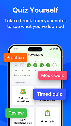 ASWB MSW Exam Prep 2026 ekran görüntüsü