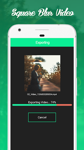 Blur Video, Blur Square Video, ekran görüntüsü