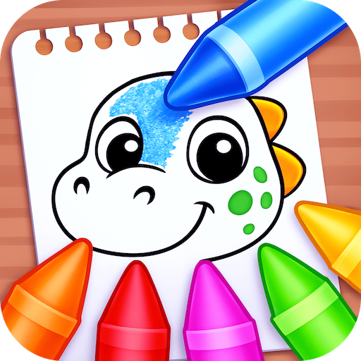 Dino Coloring Game