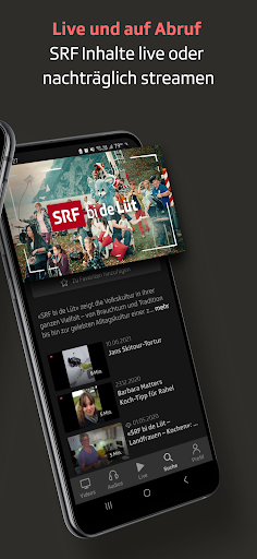 Play SRF: Streaming TV & Radio ekran görüntüsü