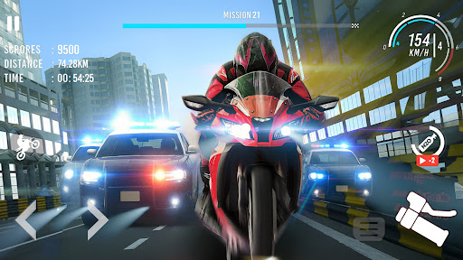 Traffic Bike Rider Rush ekran görüntüsü