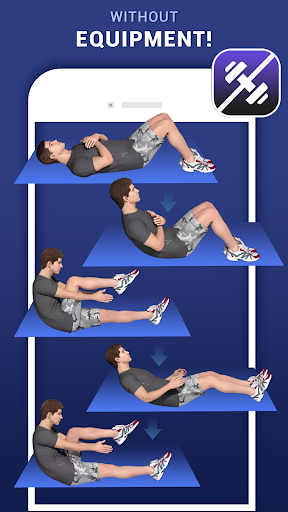 Lose Belly Fat Workout for Men ekran görüntüsü
