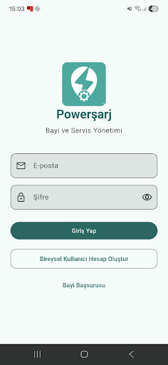 Powerşarj Servis ekran görüntüsü