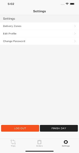 Driver App ekran görüntüsü