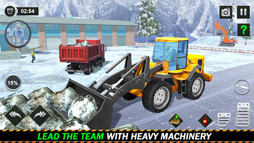 Snow Offroad Construction Game ekran görüntüsü