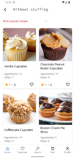 Cupcake Recipes ekran görüntüsü