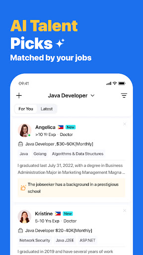 bossjob: Chat & Job Search ekran görüntüsü