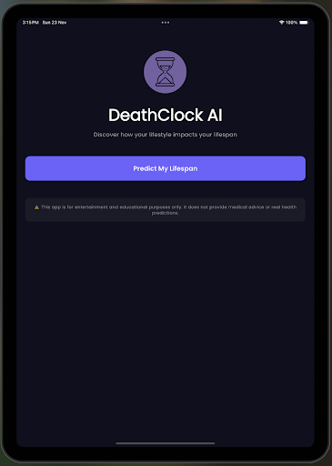 Death Clock AI ekran görüntüsü