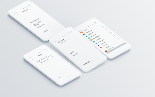 Indistract Minimalist Launcher ekran görüntüsü