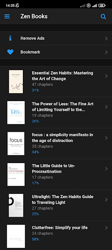 Zen Books ekran görüntüsü