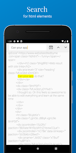 Inspect and Edit HTML Live ekran görüntüsü