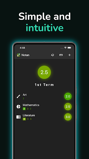 Notan: Grade Calculator ekran görüntüsü