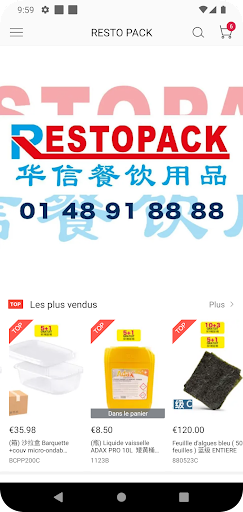 RESTO PACK ekran görüntüsü