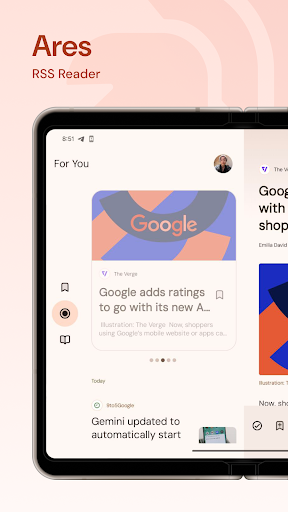 Ares: RSS News Reader ekran görüntüsü