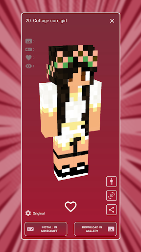 Princess Skins for Minecraft ekran görüntüsü