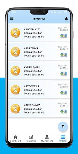 PrestaShop Delivery Boy App ekran görüntüsü
