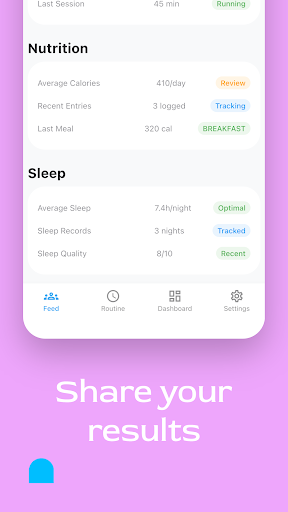 HOP: Health & Wellness Tracker ekran görüntüsü