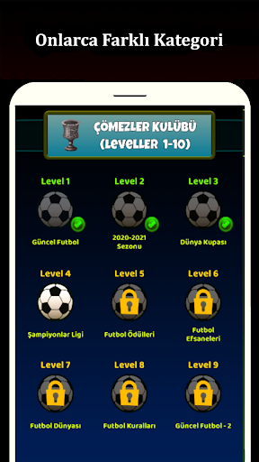 Futbol Bilgi Yarışması Oyunu ekran görüntüsü