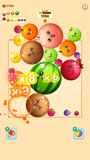 Fruit Merge: Watermelon Puzzle ekran görüntüsü