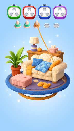 Yarn Escape: Wool Sort 3D ekran görüntüsü