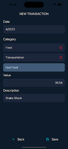 Expense Tracker ekran görüntüsü