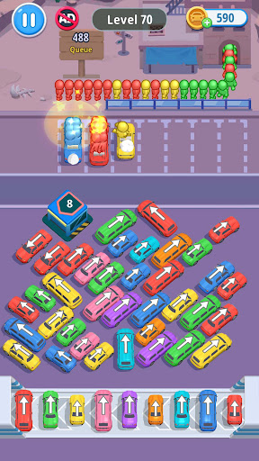 Car Jam Solver: Otobüs Oyunu ekran görüntüsü