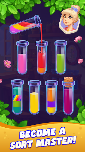 Garden Sort Water Color Puzzle ekran görüntüsü