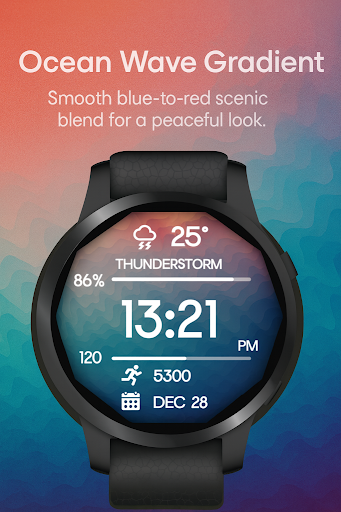 Mountain & Sea WatchFace ekran görüntüsü