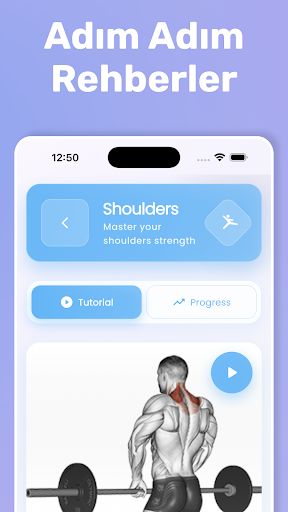 GymFlow Antrenman Rehberi ekran görüntüsü
