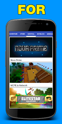 Minecraft PE için Sunucular ekran görüntüsü